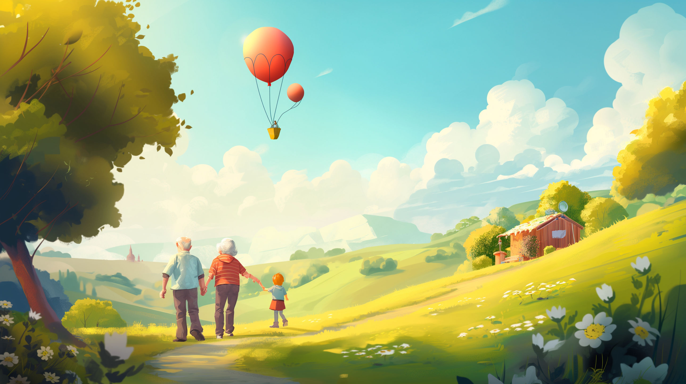Daisy landscape