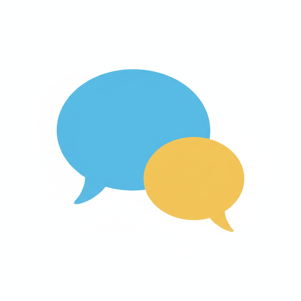 Chat bubbles
